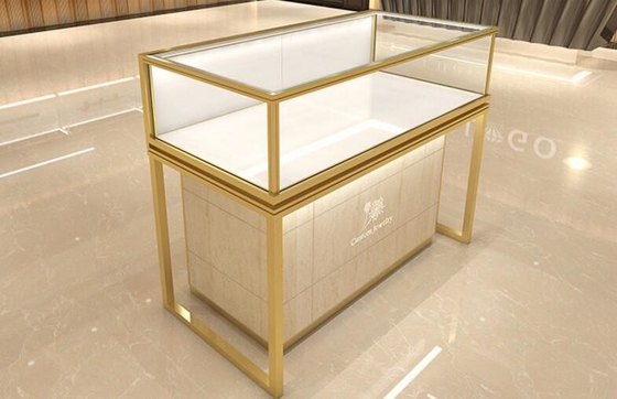 Fashion Wooden MDF Painting Jewelry Store Showcases / Jewelry Display Fixtures supplier